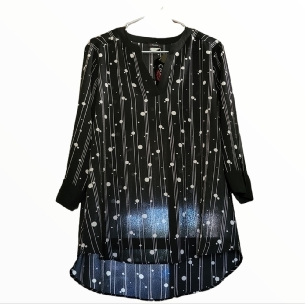 Cocomo large semi sheer blouse